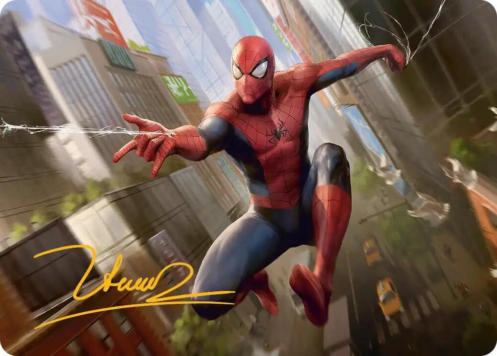 Amazing Spider-Man Art Card (24/54) (Gold-Stamped Signature) | Art Series: Marvel's Spider-Man #24