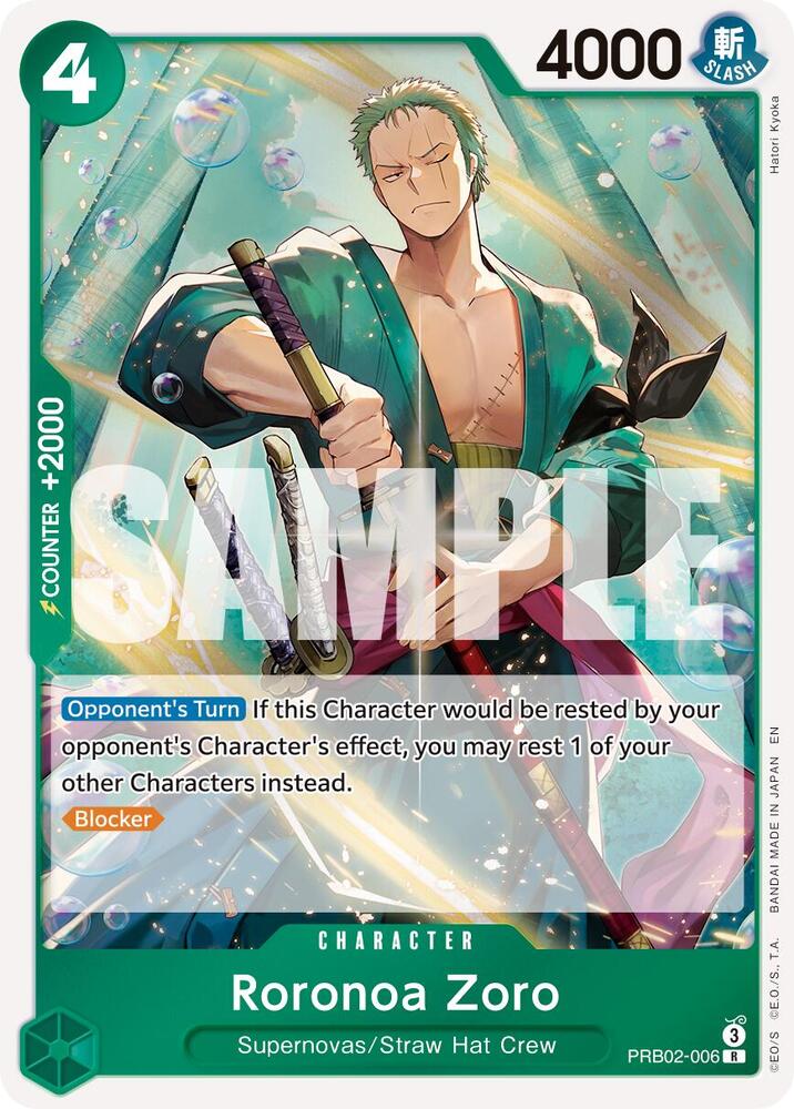 Roronoa Zoro - PRB02-006 | Premium Booster -The Best- Vol. 2 #PRB02-006