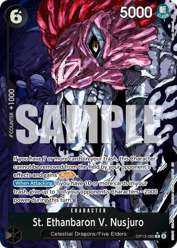 St. Ethanbaron V. Nusjuro (Alternate Art) | Carrying On His Will #OP13-080