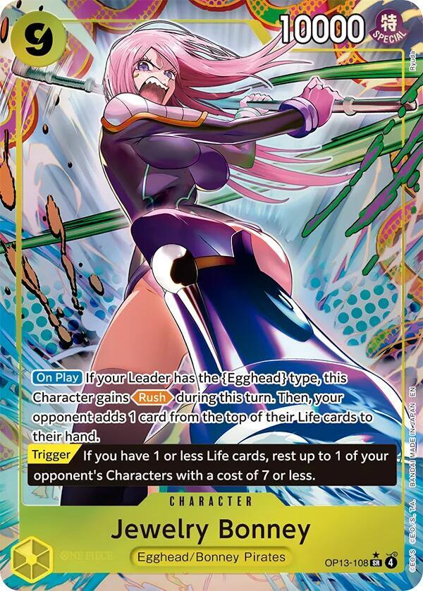 Jewelry Bonney (108) (Alternate Art) | Carrying On His Will #OP13-108