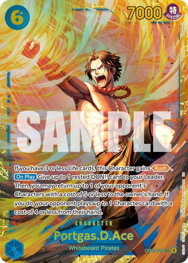 Portgas.D.Ace (119) - Carrying On His Will (OP13)