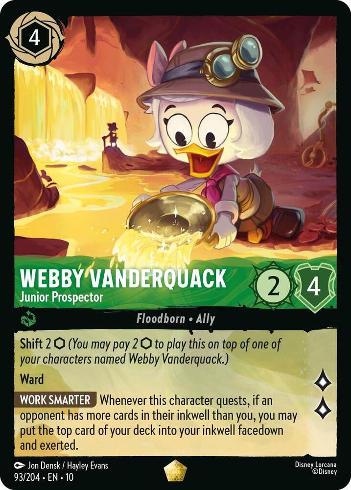 Webby Vanderquack - Junior Prospector | Whispers in the Well #93/204