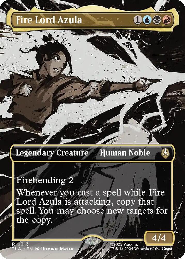 Fire Lord Azula (0313) (Borderless) | Avatar: The Last Airbender #313