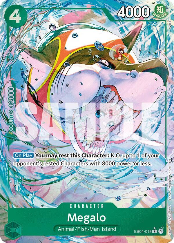 Megalo (Alternate Art) | The Azure Sea's Seven #EB04-018