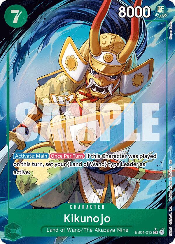Kikunojo - EB04-012 (Alternate Art) | The Azure Sea's Seven #EB04-012