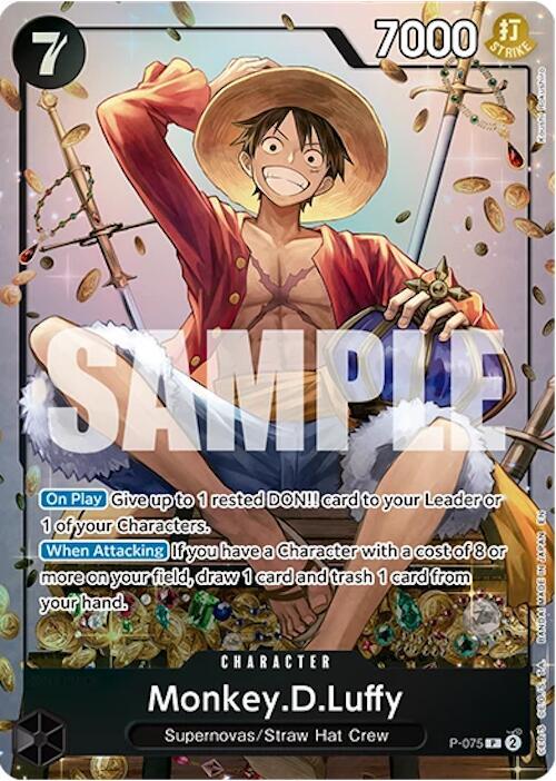 Monkey.D.Luffy (Tin Pack Set Vol. 2) | One Piece Promotion Cards #P-075
