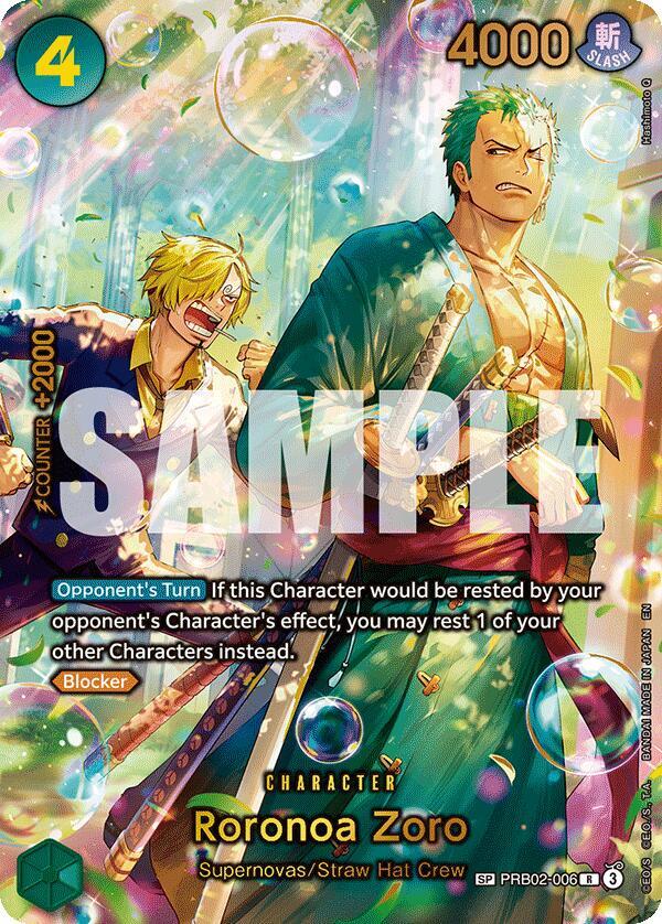 Roronoa Zoro - PRB02-006 (SP) | The Azure Sea's Seven #PRB02-006
