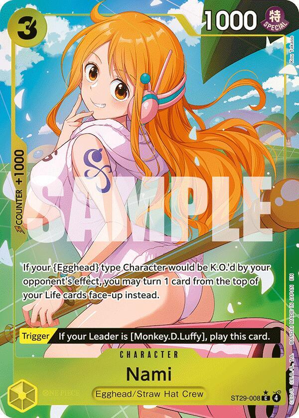 Nami (Full Art) | Starter Deck 29: Egghead #ST29-008