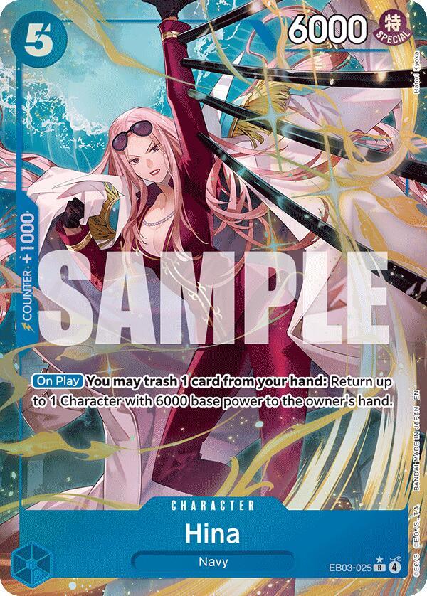 Hina (Alternate Art) | Extra Booster: One Piece Heroines Edition #EB03-025