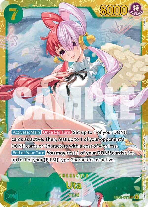 Uta (061) | Extra Booster: One Piece Heroines Edition #EB03-061