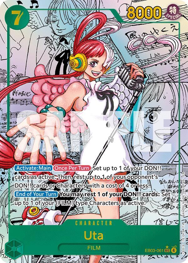 Uta (061) (Manga) | Extra Booster: One Piece Heroines Edition #EB03-061
