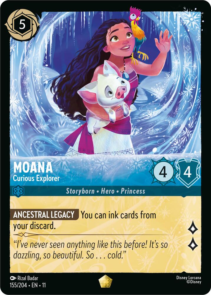 Moana - Curious Explorer | Winterspell #155/204