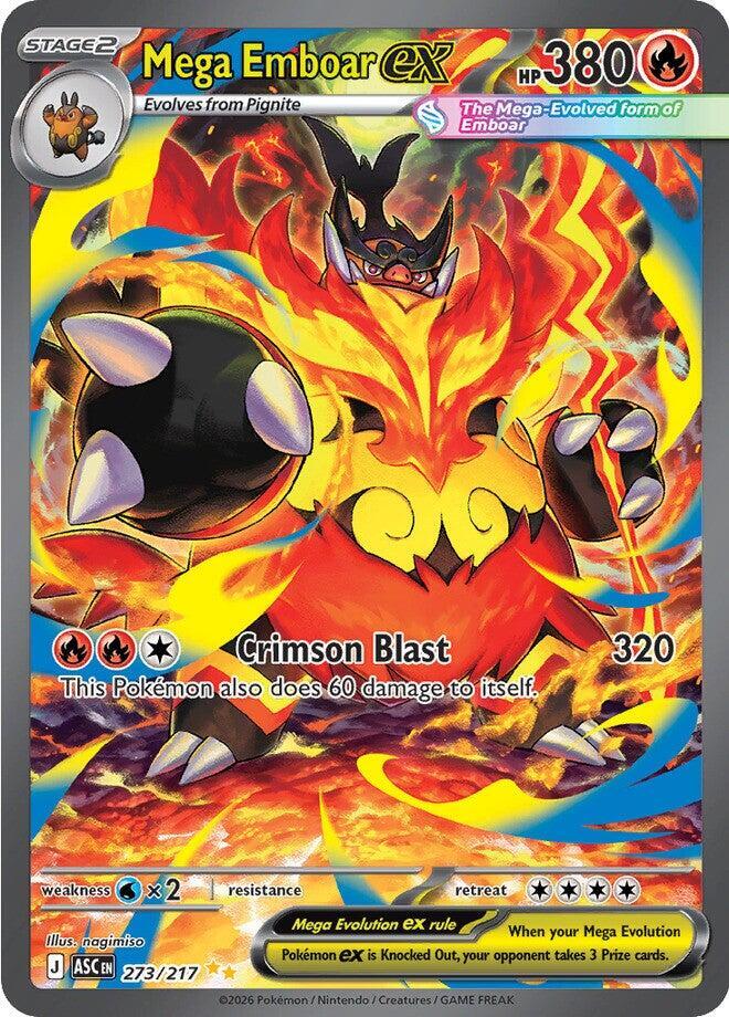 Mega Emboar ex - 273/217 | ME: Ascended Heroes #273/217