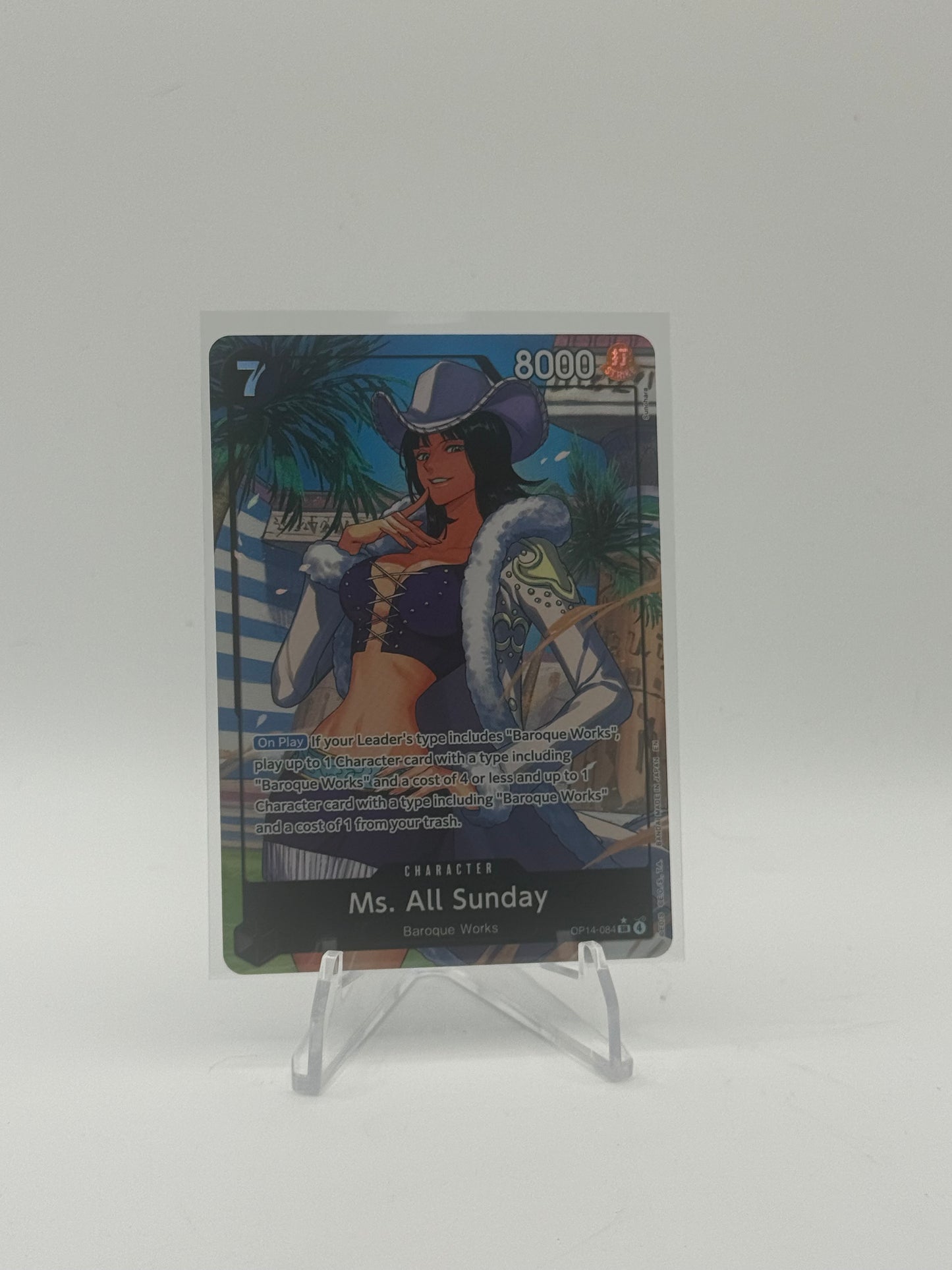 Ms. All Sunday (Alternate Art) - The Azure Sea's Seven (OP14)