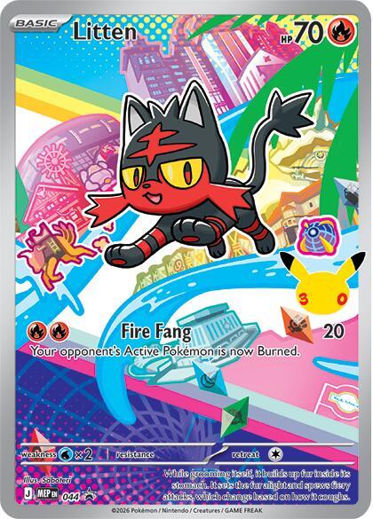 Litten - 044 - ME: Mega Evolution Promo (MEP) ME: Mega Evolution Promo