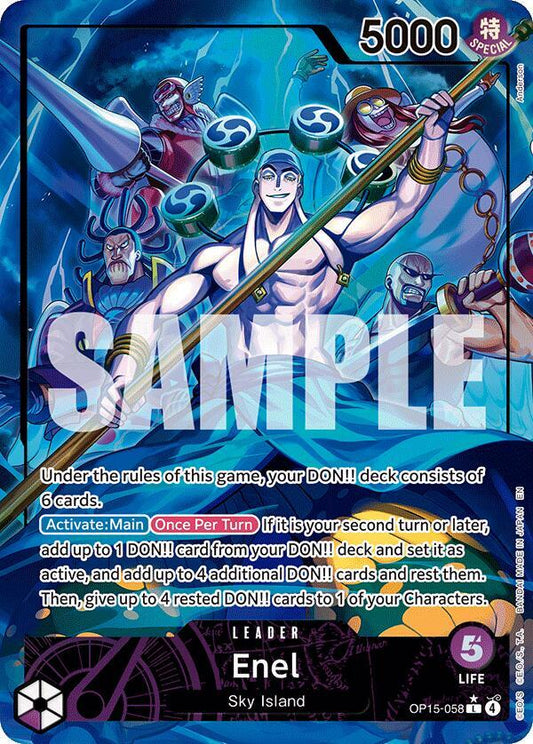 Enel (OP15-058) (Alternate Art) | Adventure on Kami's Island #OP15-058