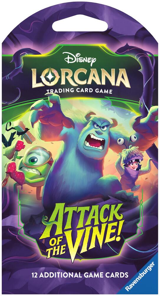Disney Lorcana: Attack of the Vine! Sleeved Booster Pack | Attack of the Vine!