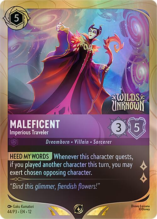Maleficent - Imperious Traveler | Disney Lorcana Promo Cards #44