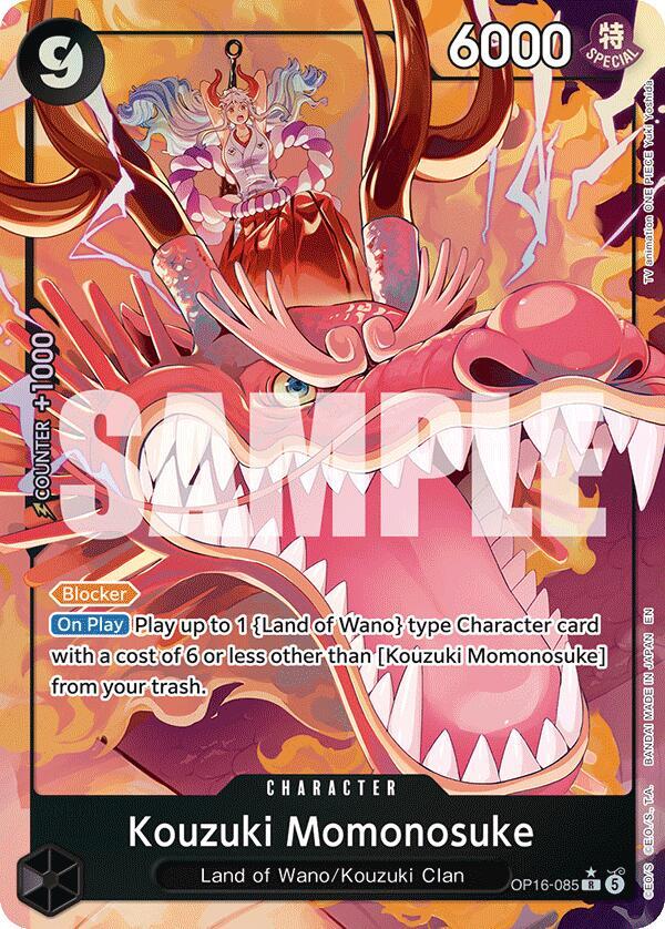 Kouzuki Momonosuke (085) (Alternate Art) | The Time of Battle #OP16-085
