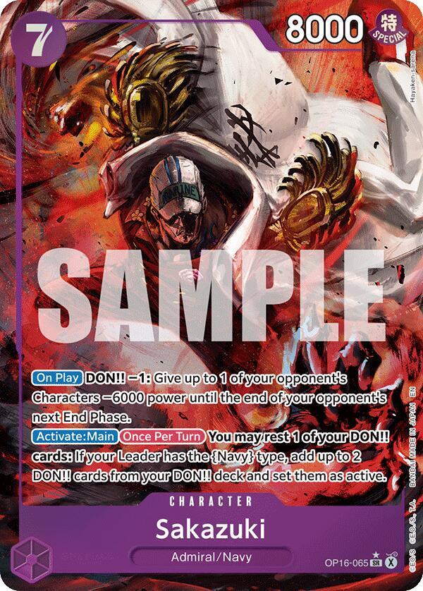 Sakazuki (Alternate Art) | The Time of Battle #OP16-065