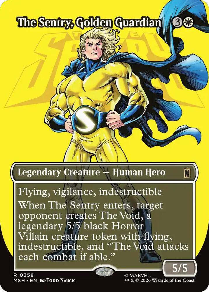 The Sentry, Golden Guardian (Borderless) | Marvel Super Heroes #358