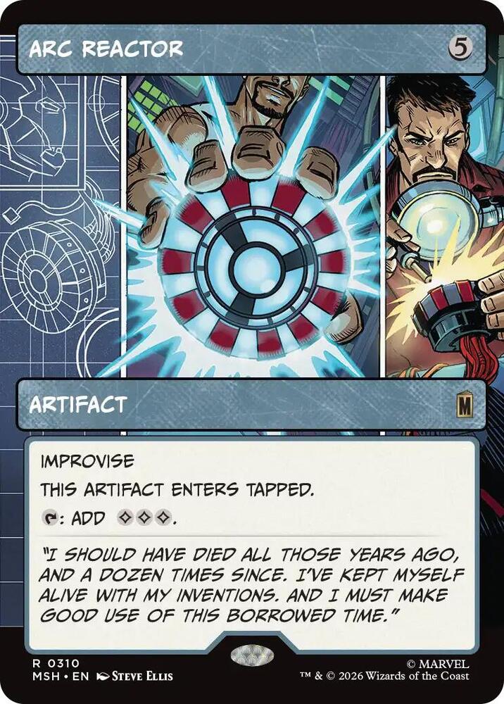 Arc Reactor (Borderless) | Marvel Super Heroes #310