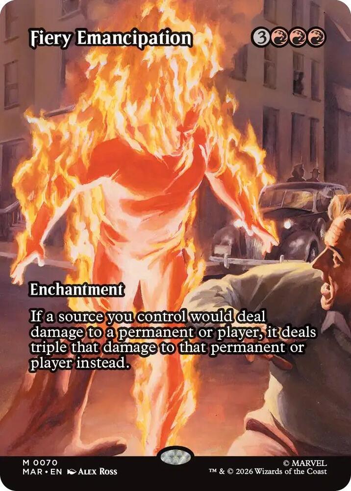 Fiery Emancipation (Borderless) | Marvel Universe Eternal-Legal #70