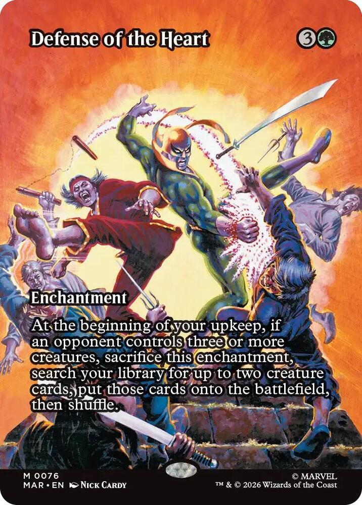 Defense of the Heart (Borderless) - Marvel Universe Eternal-Legal (MAR)