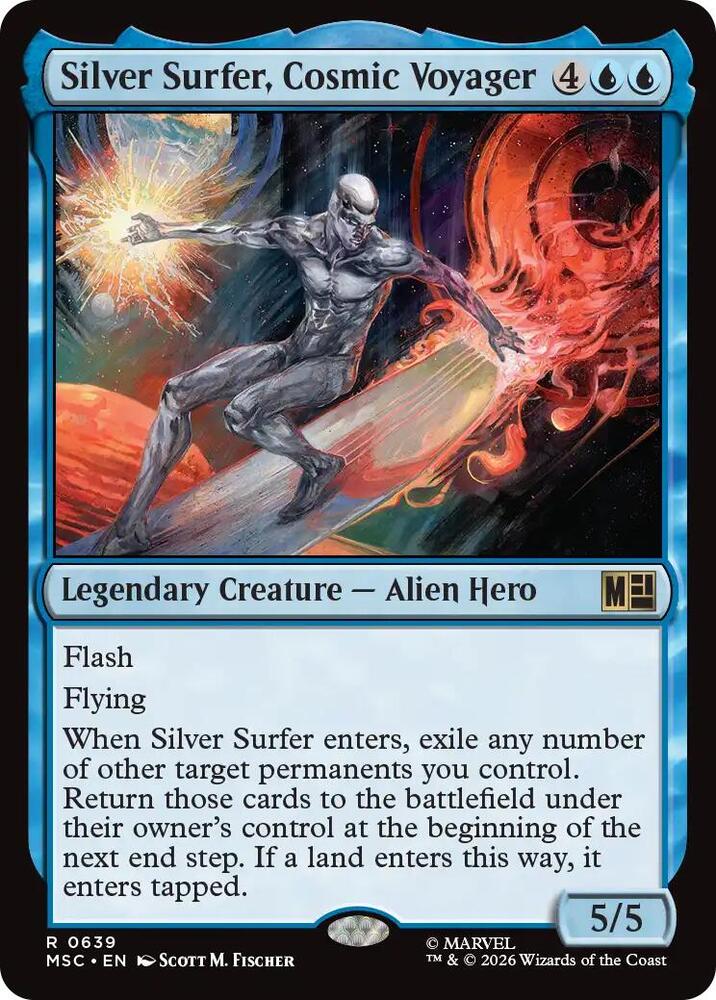 Silver Surfer, Cosmic Voyager | Commander: Marvel Super Heroes #639