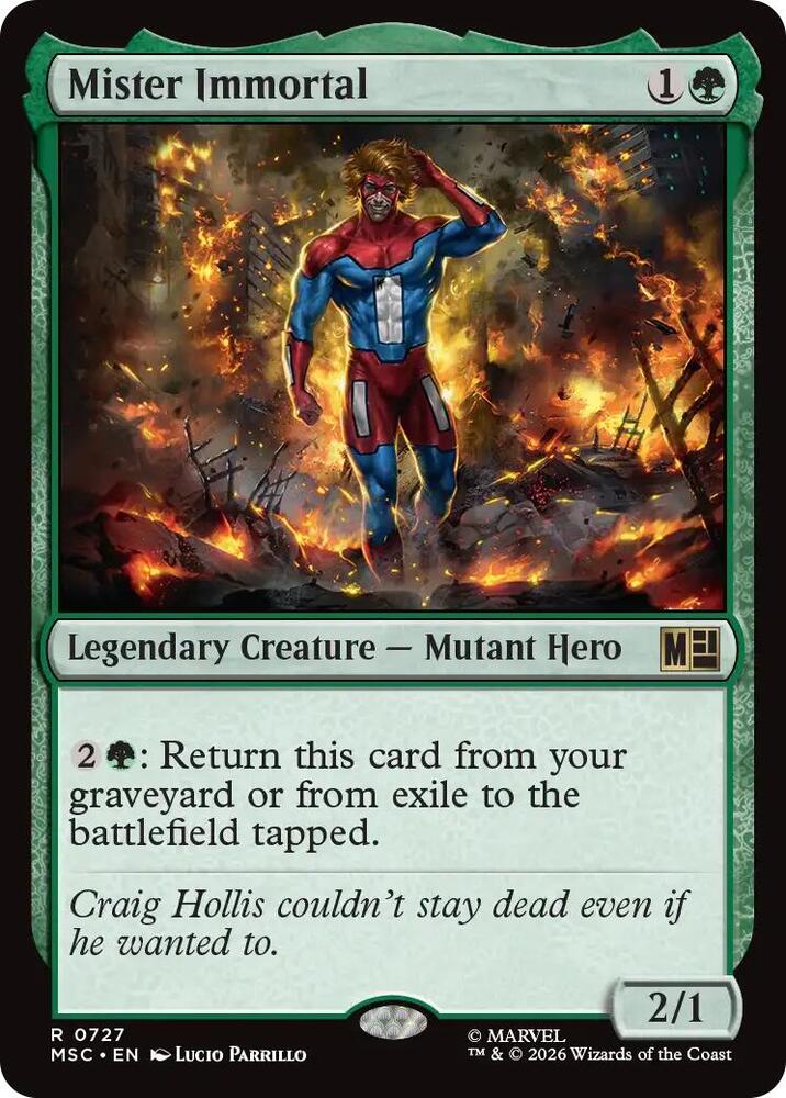 Mister Immortal | Commander: Marvel Super Heroes #727