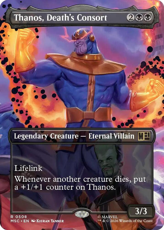 Thanos, Death's Consort (Borderless) | Commander: Marvel Super Heroes #508