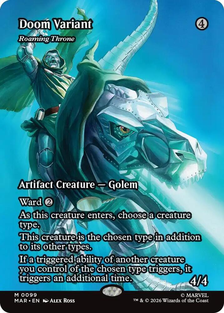 Doom Variant - Roaming Throne (Borderless) | Marvel Universe Eternal-Legal #99