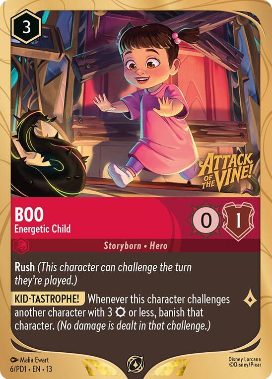 Boo - Energetic Child - Disney Lorcana Promo Cards (DLPC)