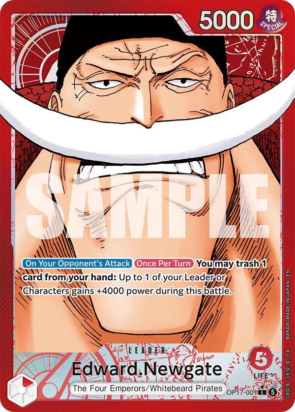 Edward.Newgate (001) (Alternate Art) | The World's Strongest Warriors #OP17-001