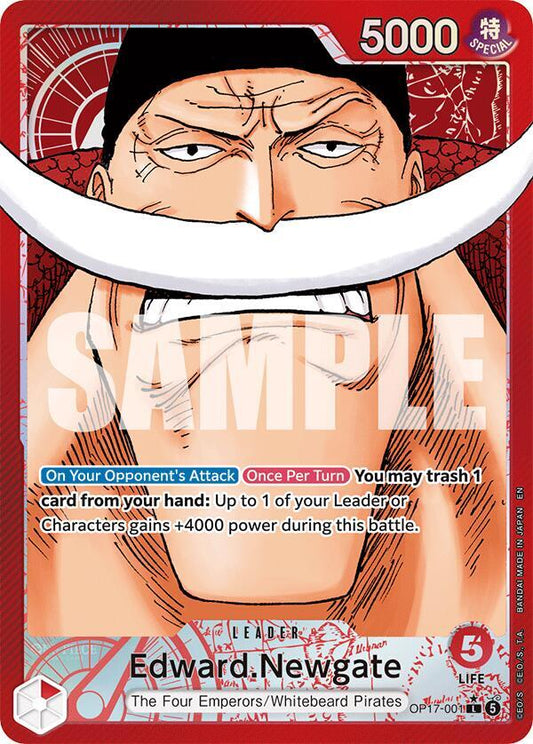 Edward.Newgate (001) (Alternate Art) | The World's Strongest Warriors #OP17-001