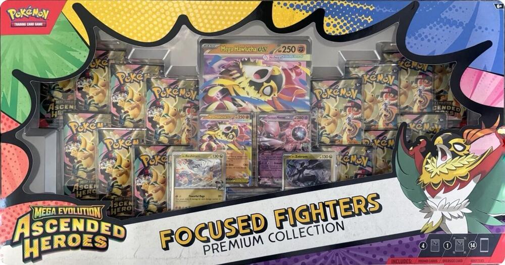 Ascended Heroes Focused Fighters Premium Collection (Sam's Club) | ME: Ascended Heroes