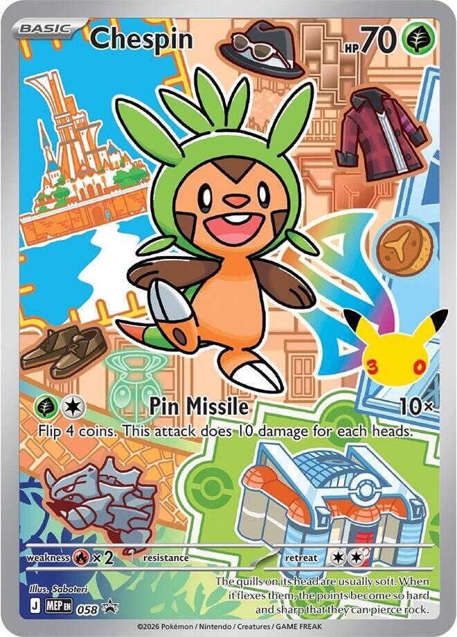 Chespin -  058 | ME: Mega Evolution Promo #058