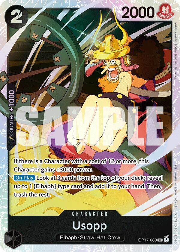 Usopp | The World's Strongest Warriors #OP17-080