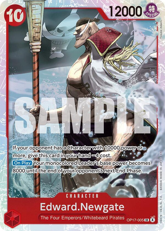 Edward.Newgate (005) | The World's Strongest Warriors #OP17-005