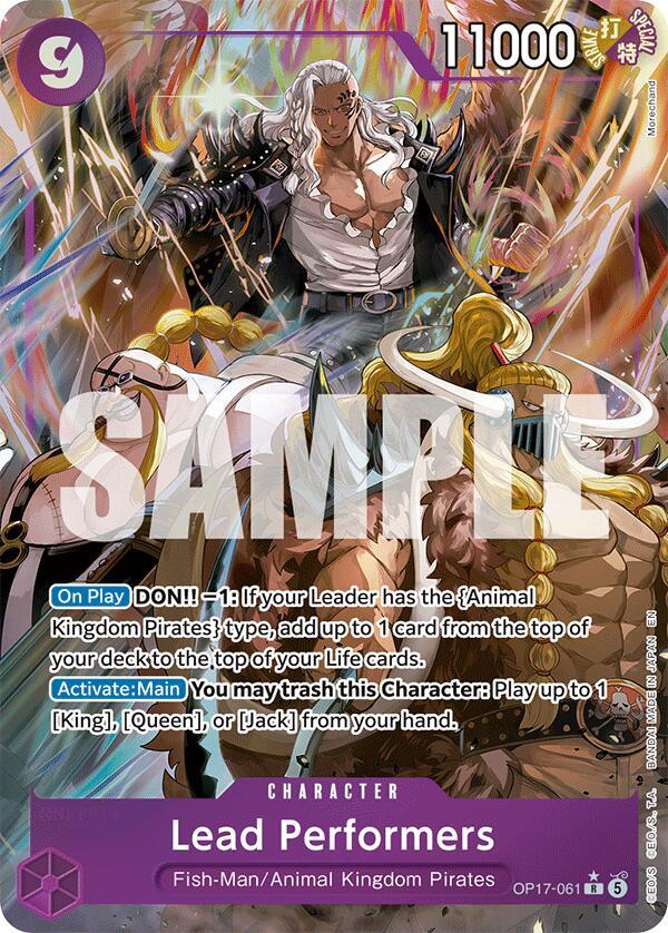 Lead Performers (Alternate Art) | The World's Strongest Warriors #OP17-061