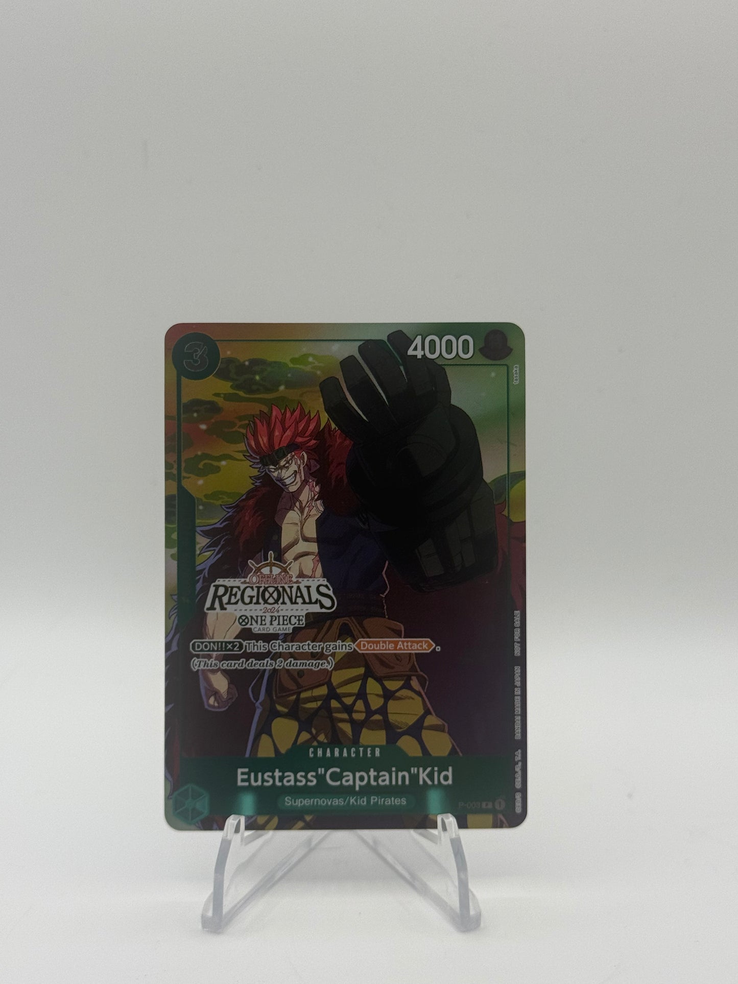 Eustass"Captain"Kid (Offline Regional 2024 Vol. 2) [Participant] - One Piece Promotion Cards (OP-PR)