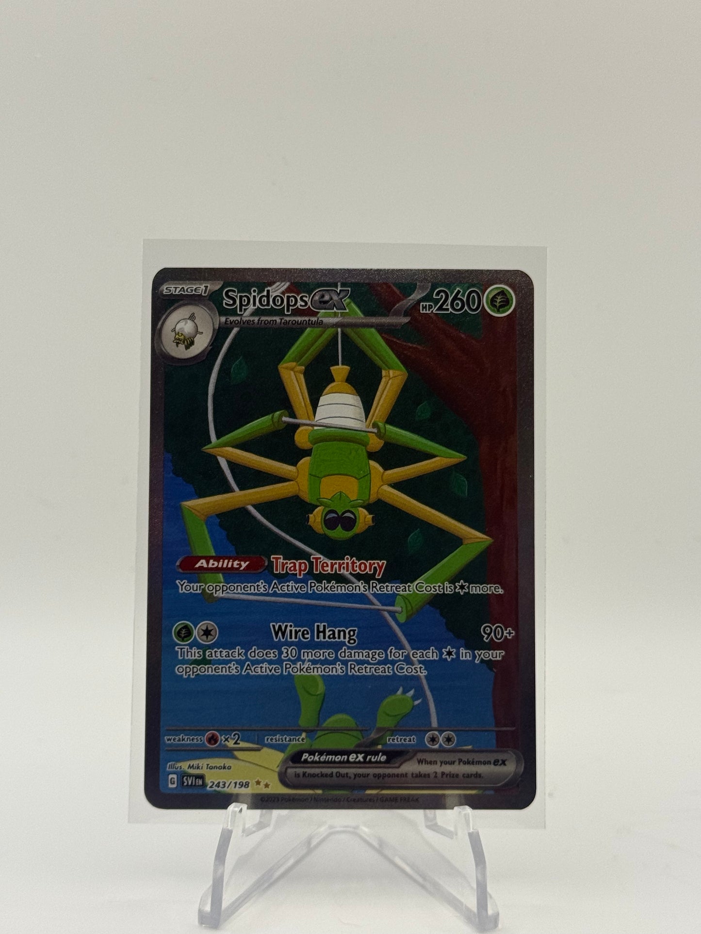 Spidops ex - 243/198 - SV01: Scarlet & Violet Base Set