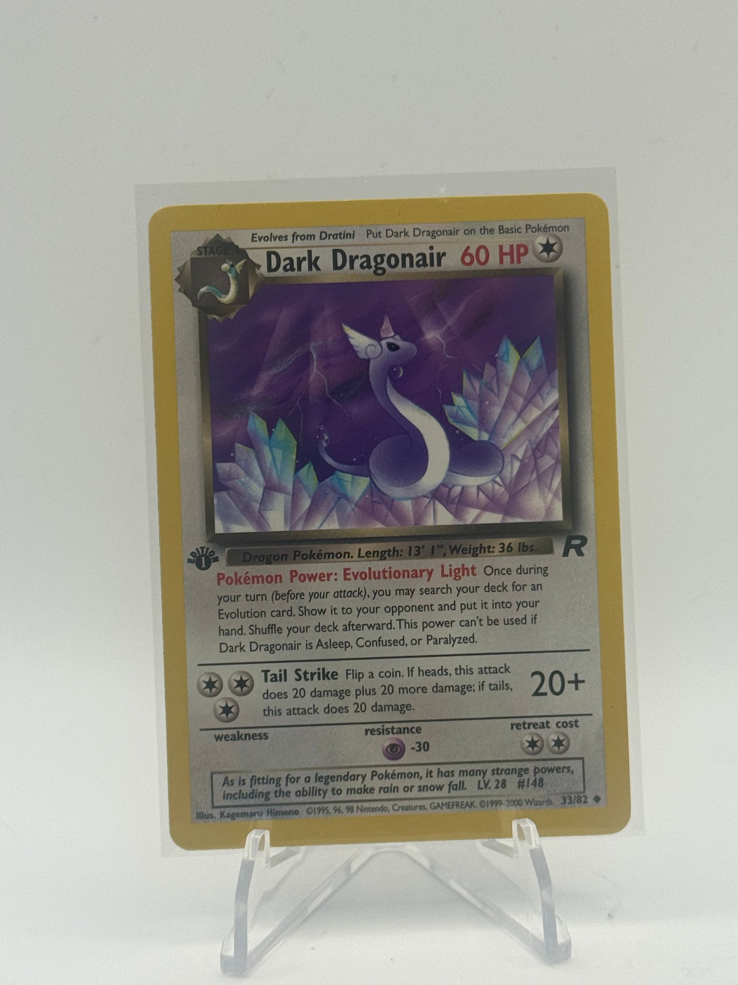 Dark Dragonair - Team Rocket 1st Edition NM-LP