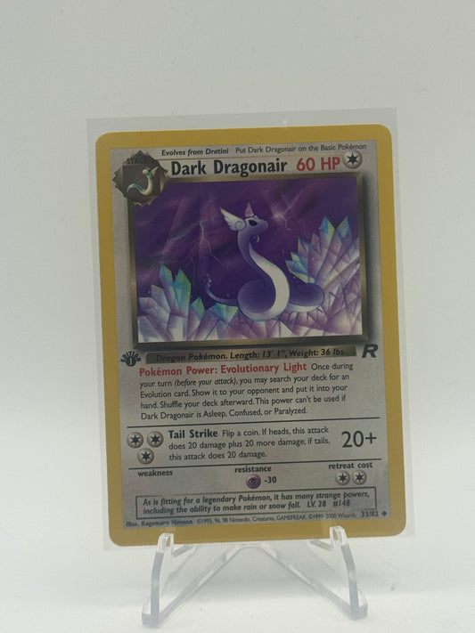 Dark Dragonair - Team Rocket 1st Edition NM-LP