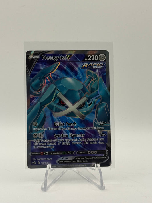 Metagross V (Full Art) - SWSH06: Chilling Reign 181/198