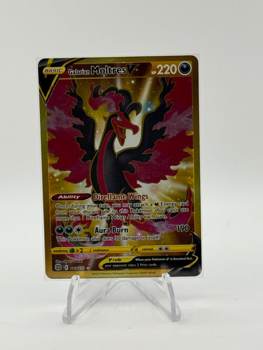 Galarian Moltres V (Secret) - SWSH09: Brilliant Stars 183/172