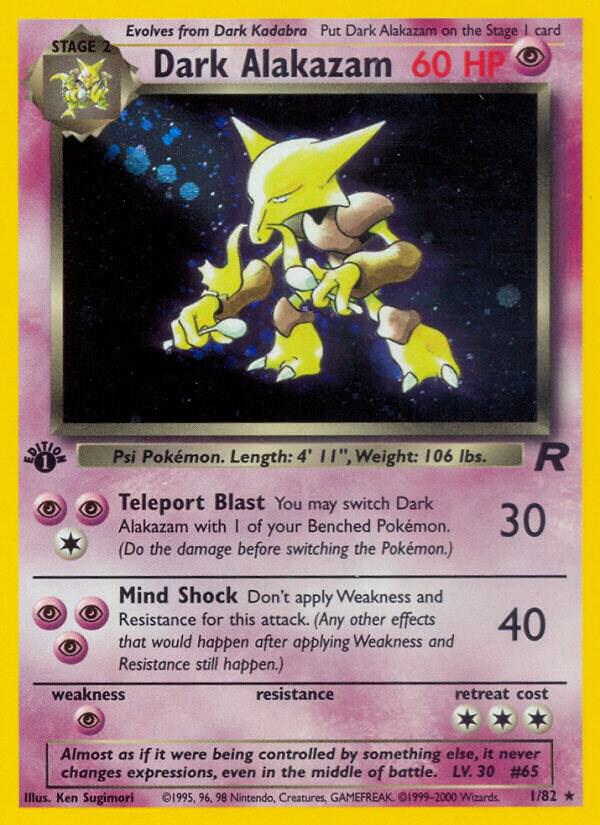 Dark Alakazam (1) | Team Rocket #01/82