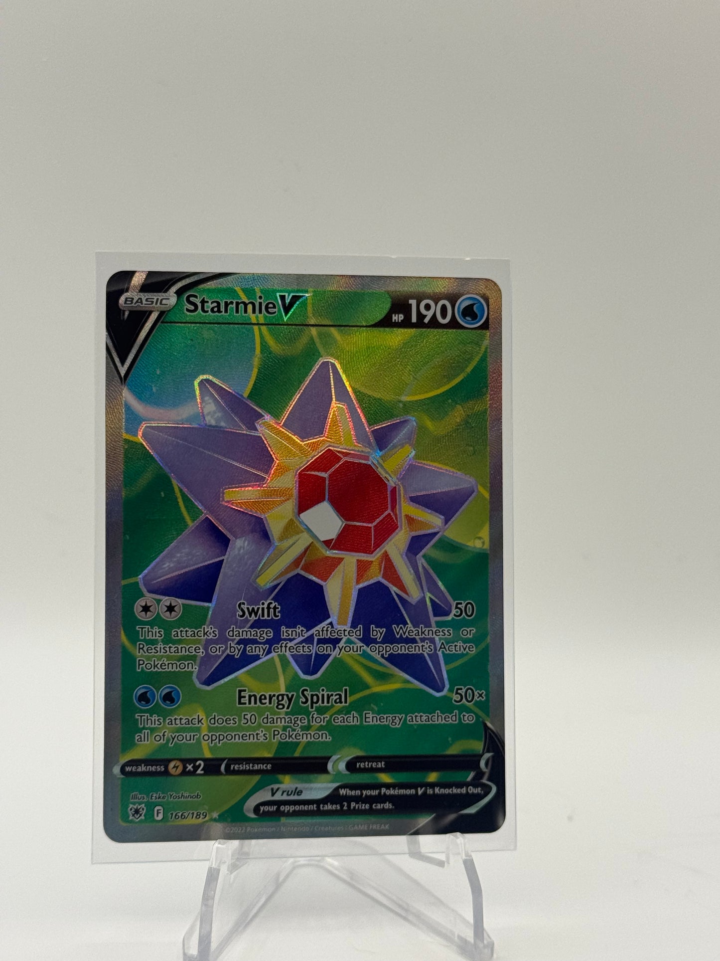 Starmie V (Full Art) - SWSH10: Astral Radiance 166/189