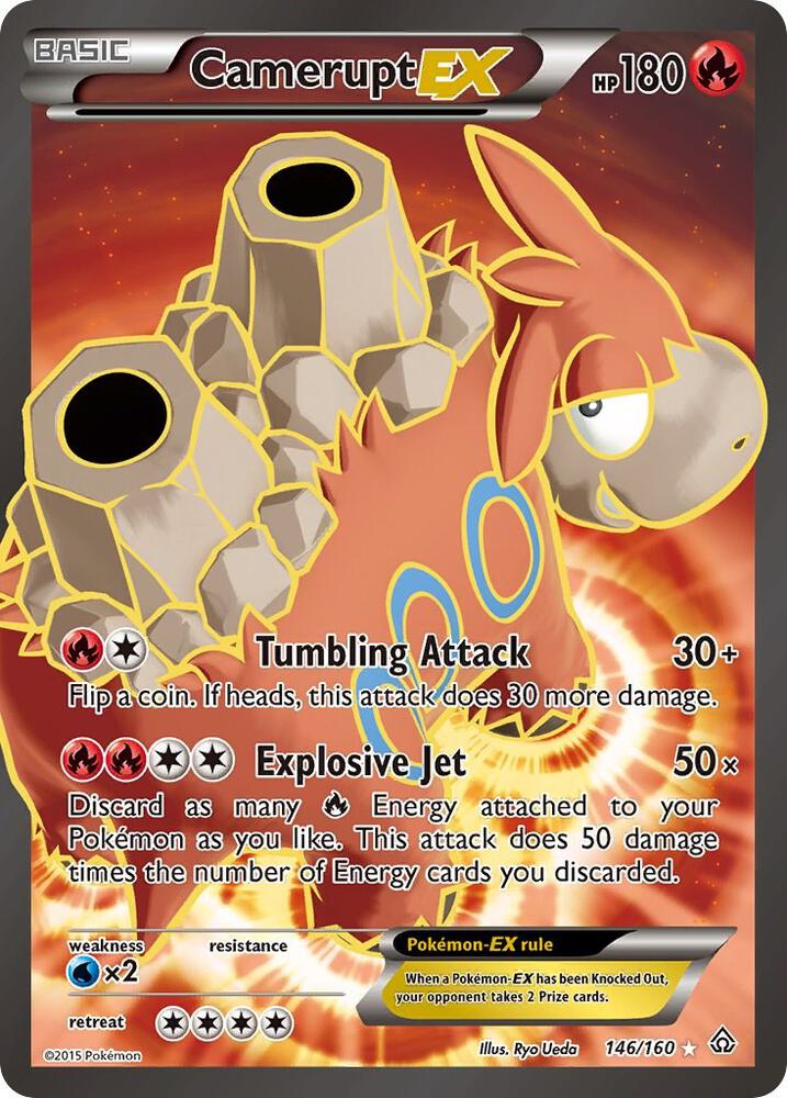 Camerupt EX (146 Full Art) | XY - Primal Clash #146/160