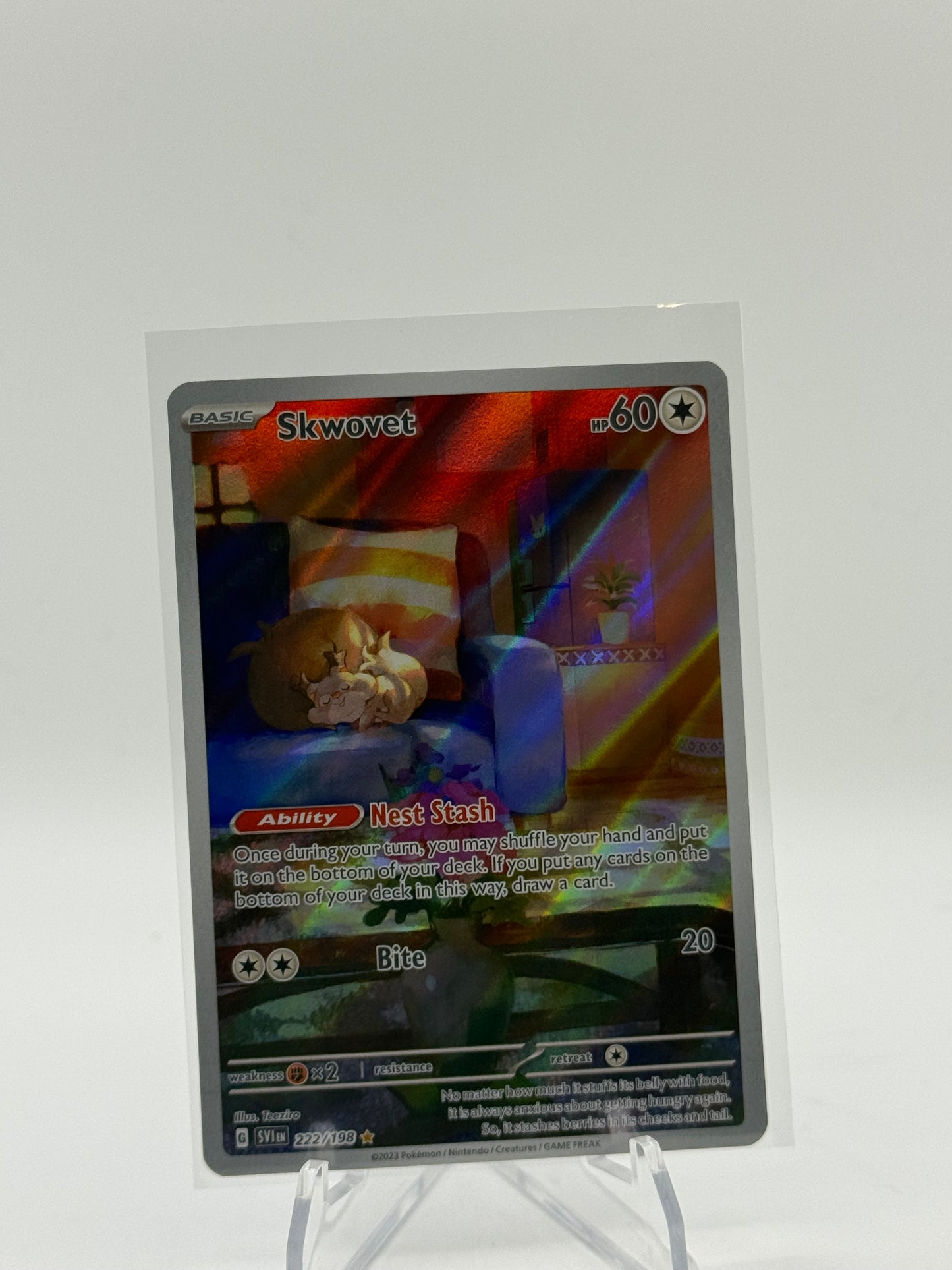 Skwovet - 222/198 - SV01: Scarlet & Violet Base Set
